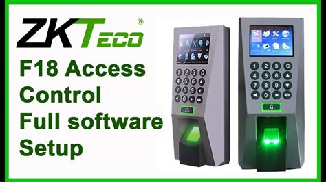 Its used for time attendance and door access control systems. . Zkteco f18 configuration